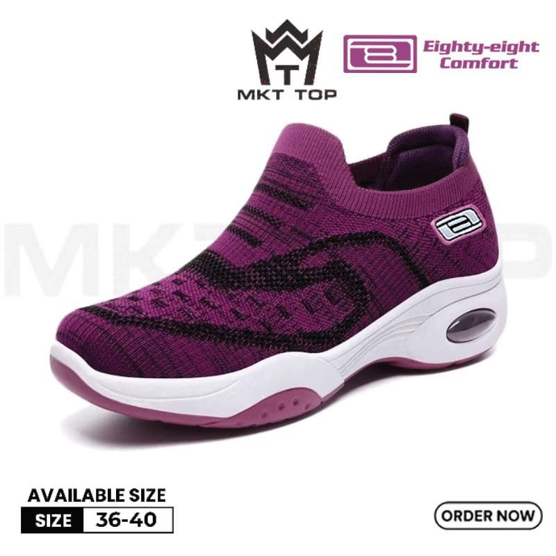 MKT TOP FLYKNIT Sepatu sneakers flyknit wanita ringan dan fleksibel model SW82 SEPATU FLYKNIT, SEPAT
