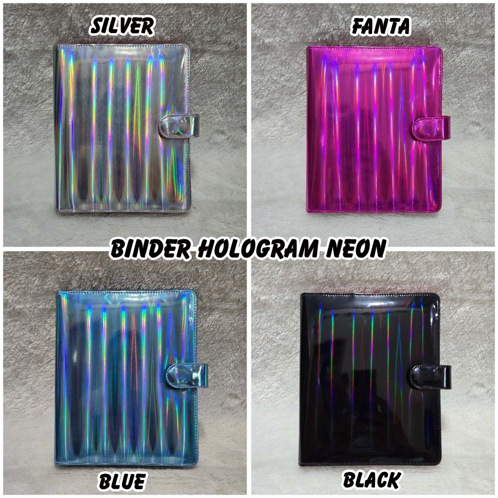 

Binder Hologram Neon A5 B5 Glitter Kuat Tahan Lama