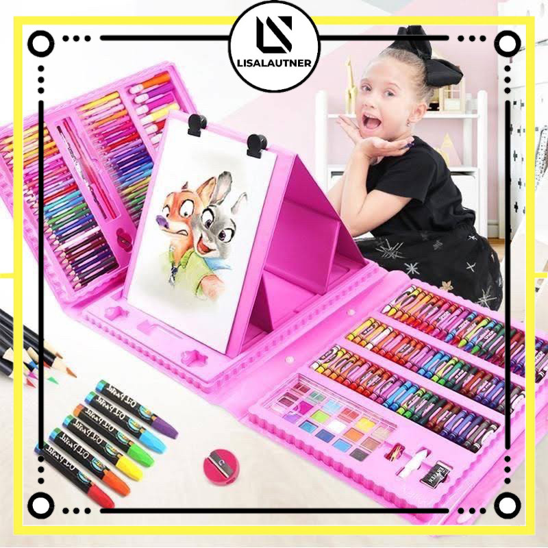 

crayon set 150pcs anak cat air mewarnai anak set gambar anak mengganbar anak pensil warna set
