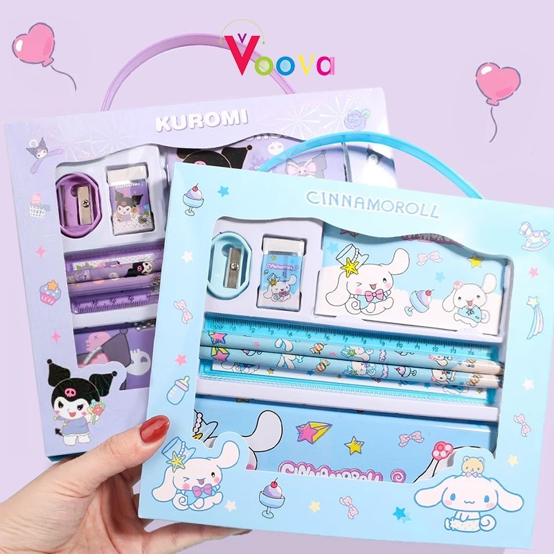 

VOOVA Paket Alat Tulis Lengkap/ Alat Tulis Lucu/ Paket ATK Sekolah/ Alat Tulis Sekolah Lucu/ Stationary Set/ ATK 7 in 1