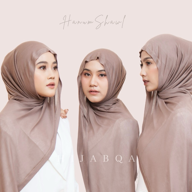 HIJABQA - Hanum Shawl Pashmina Viscose Rayon (Hanum Sajidah X Hijabqa)