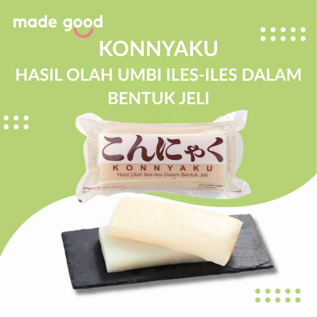 

KONNYAKU Umbi Iles Iles Jely Blok 500gr