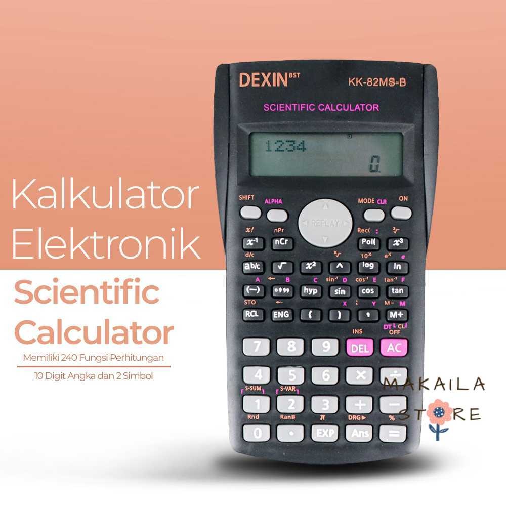 

DEXIN Kalkulator Elektronik Scientific Calculator - KK-82MS-B