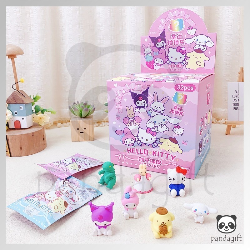 

Penghapus Mystery Bag / Cute Eraser Blind Bag / Mystery Box Penghapus Motif Sanrio Pokemon - GG0361