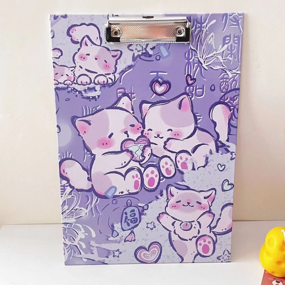 

4 Style Simple A4 Folder Board Durable Thicken File Storage Clipboard Multifunctional Wear-resistant A4 Paper Holder Memo Pad