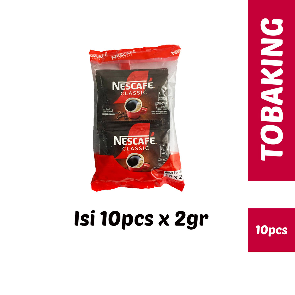

Nescafe Classic Kopi 2 gr x 10 sachet DALGONA COFFEE