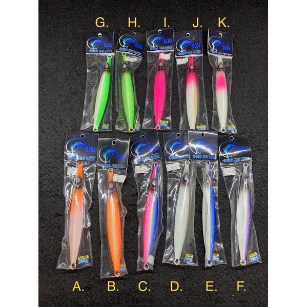 METAL JIG COPI TOKAYO 200 GRAM FULL FOSFOR