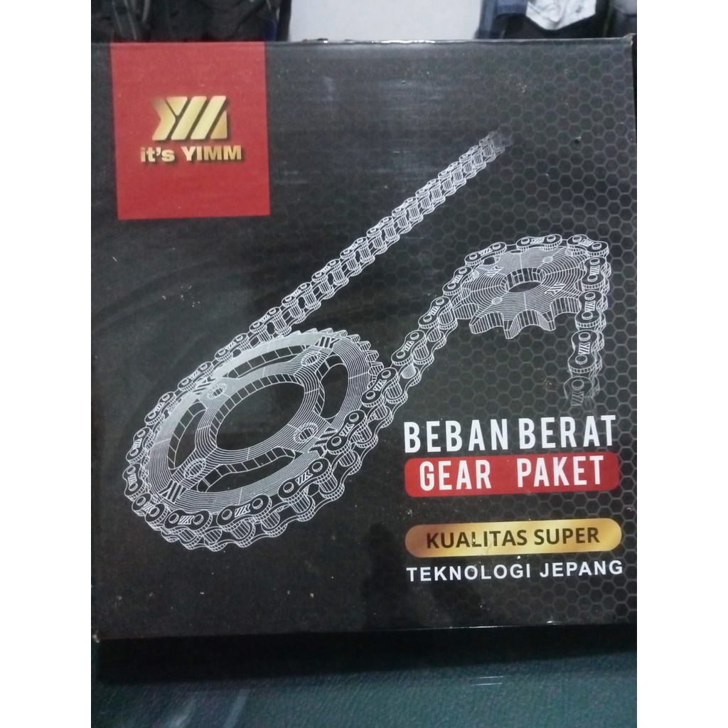 Gear Paket Sepuh Gir Set Supra X 125 Fi 14T 39T Yimm plus plat