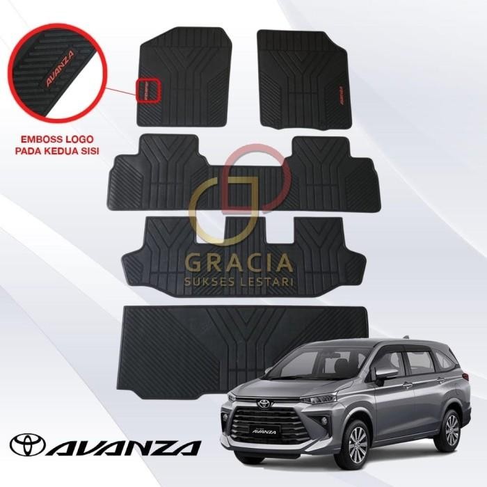 Karpet Mobil Toyota Veloz Toyota All New Avanza - VELOZ, LOGO HITAM