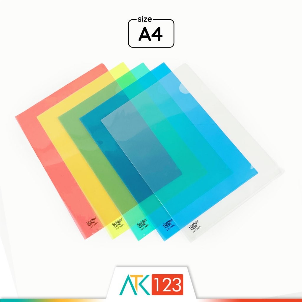 

Map L Clear Sleeves A4 - Berbagai Warna Transparan