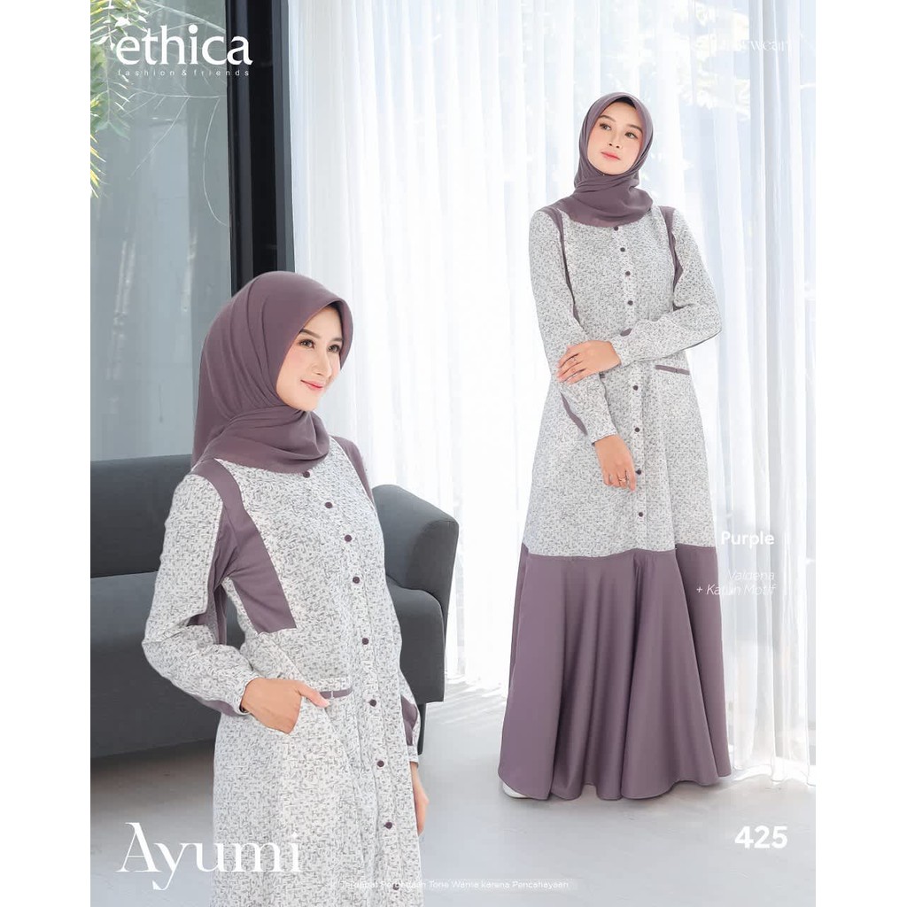 ETHICA GAMIS DEWASA  AYUMI 425  PURPLE
