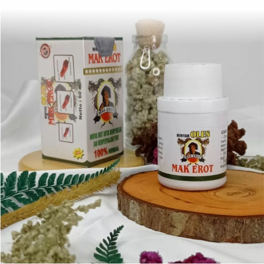 ori100% minyak abadi Herbal Pembesar & Pengeras Pria Minyak Urut Mak Erot Original Alami Permanen