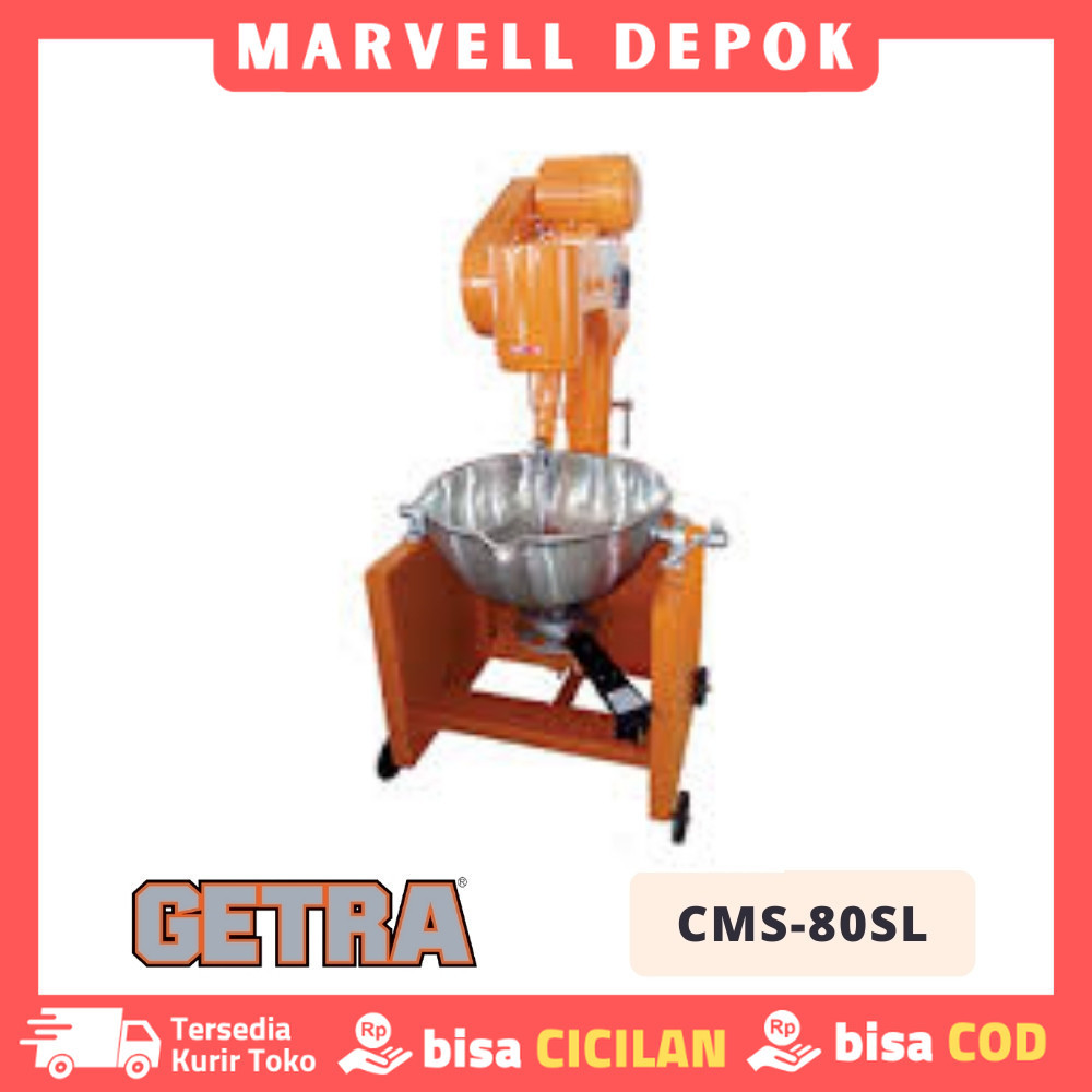 TILTING COOKING MIXER GETRA GETRA CMS-80SL MESIN PENGADUK ADONAN DODOL
