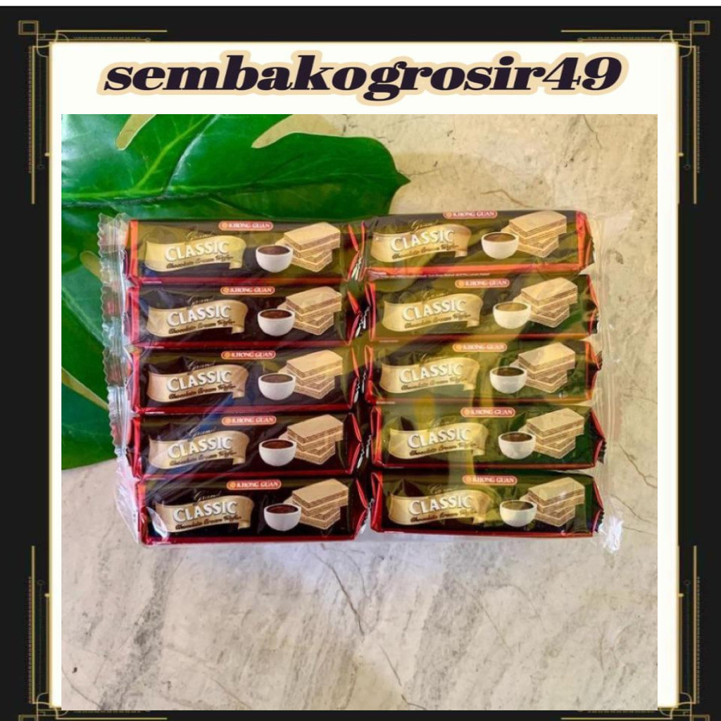 

SSG KhongGuan Grand Classic Chocolate Cream Wafer 18gr x 10pcs