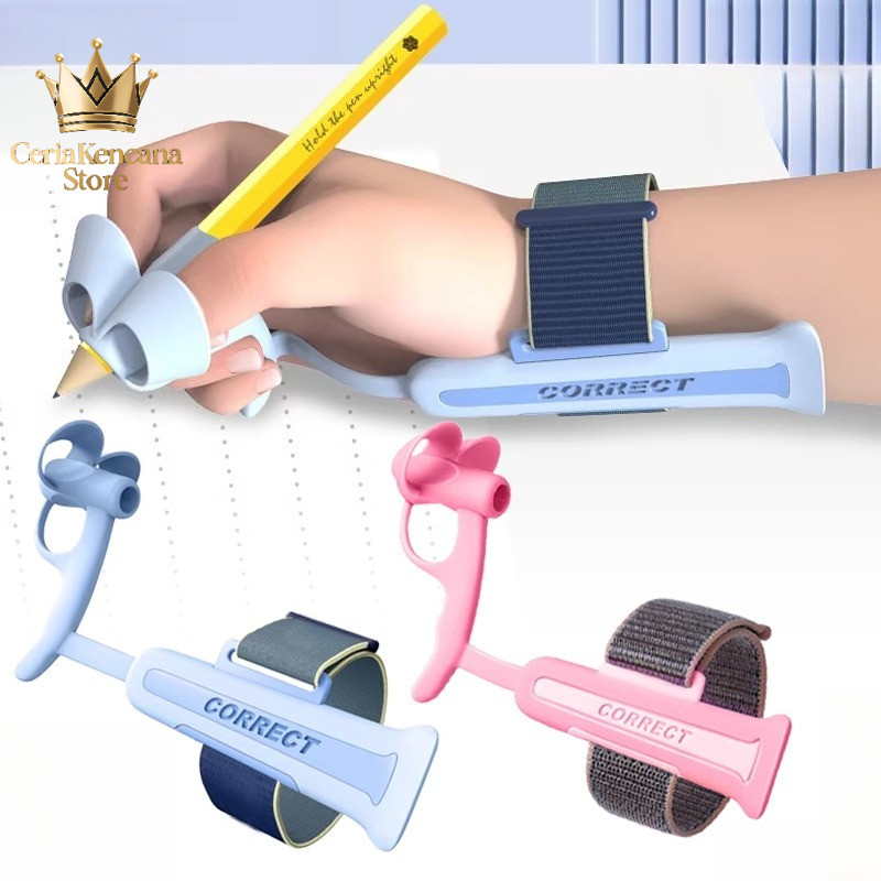 

Pegangan Pensil Anak Soft Silicone, Korektif Pencil Holder Writing Posture Grasp Alat Tulis