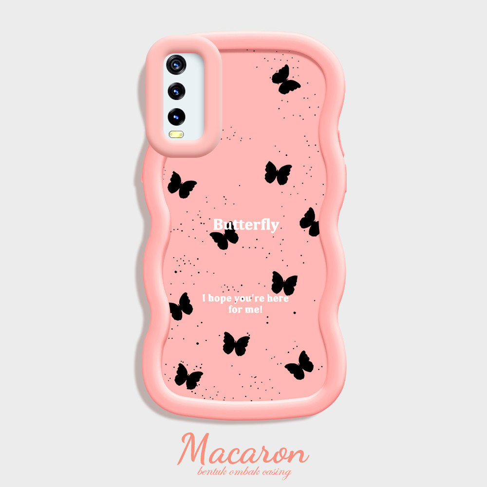 Casing Kupu-kupu Yang Cantik Hp For Vivo Y12A Y20S G Y20i Y20S Y12S Y20 2021 Cassing Soft Phone Case