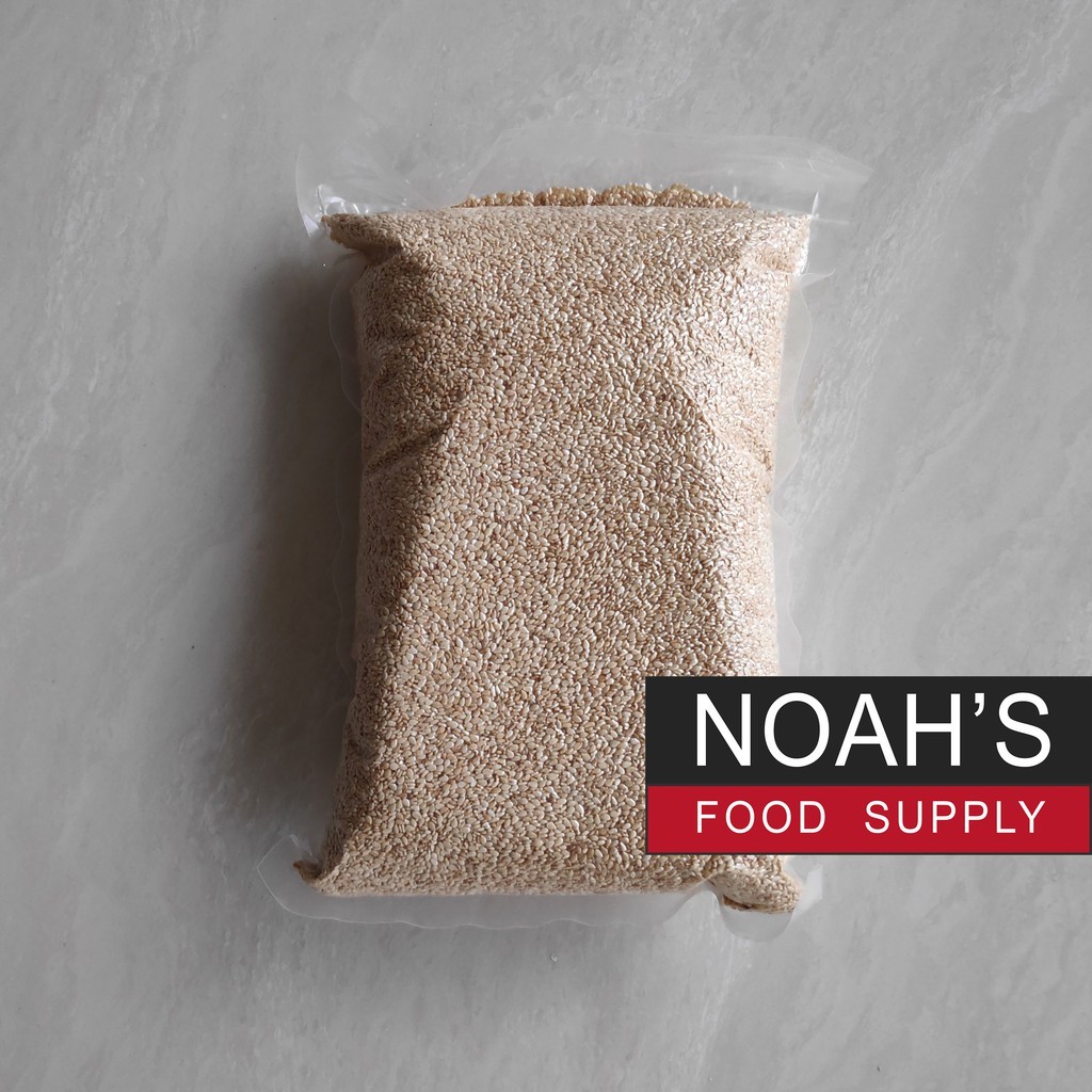 

WIJEN PUTIH PANGGANG SANGRAI - TOASTED WHITE SESAME 1 KG