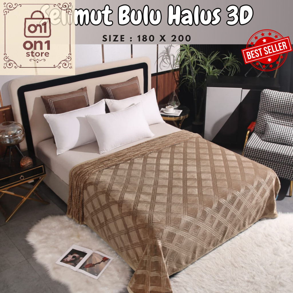 Selimut Termurah / [Sale] Selimut Bulu Halus SRH Import 180x200 (Premium Quality)
