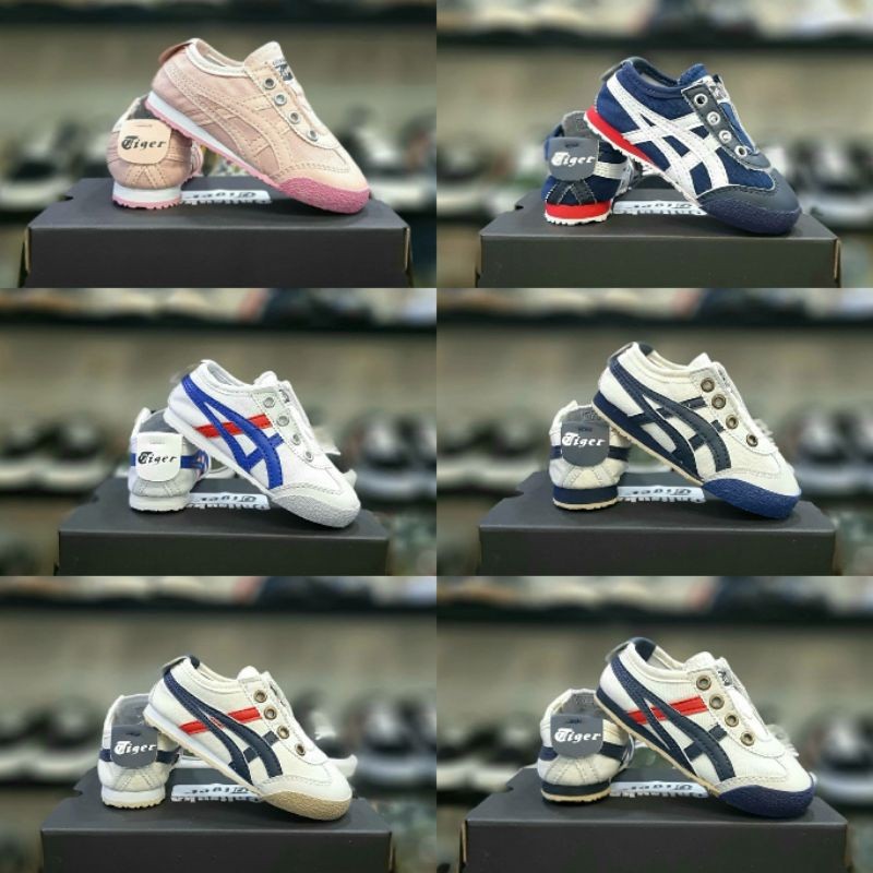 Sepatu kecil 0nitsuka tiger kids baby anak Perempuan laki laki model  slip on