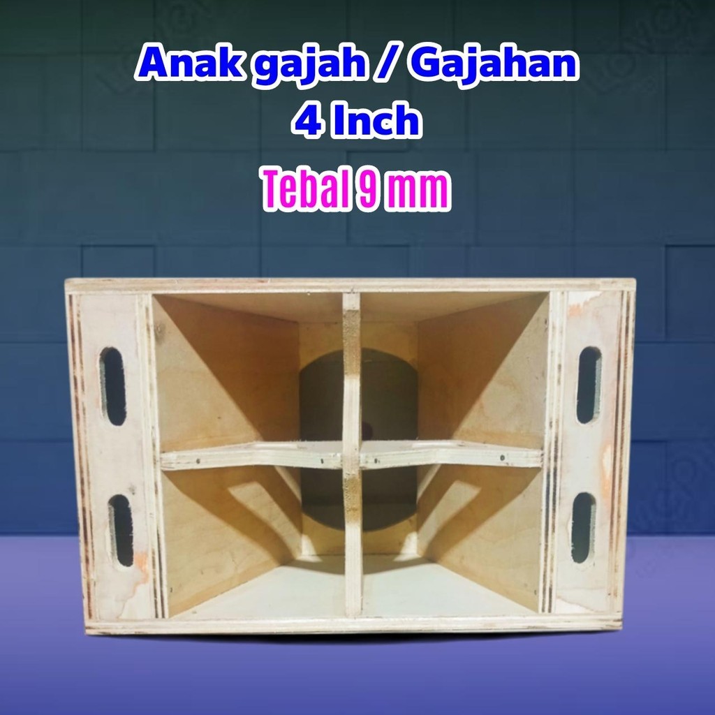 Anak gajah Gajahan Box Speaker 4 Inch Tebal 9 m Cocok untuk 1 set paket Miniatur Sound System