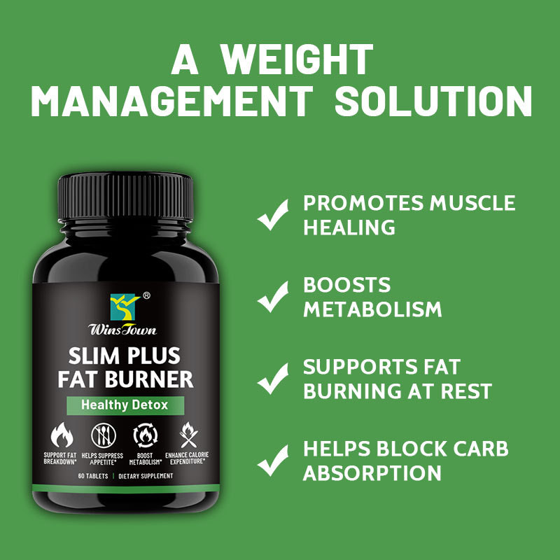 Slim Plus Winstown - Natural Fat Burner Lose Weight Fast & Maintain Ideal Body Shape CO855