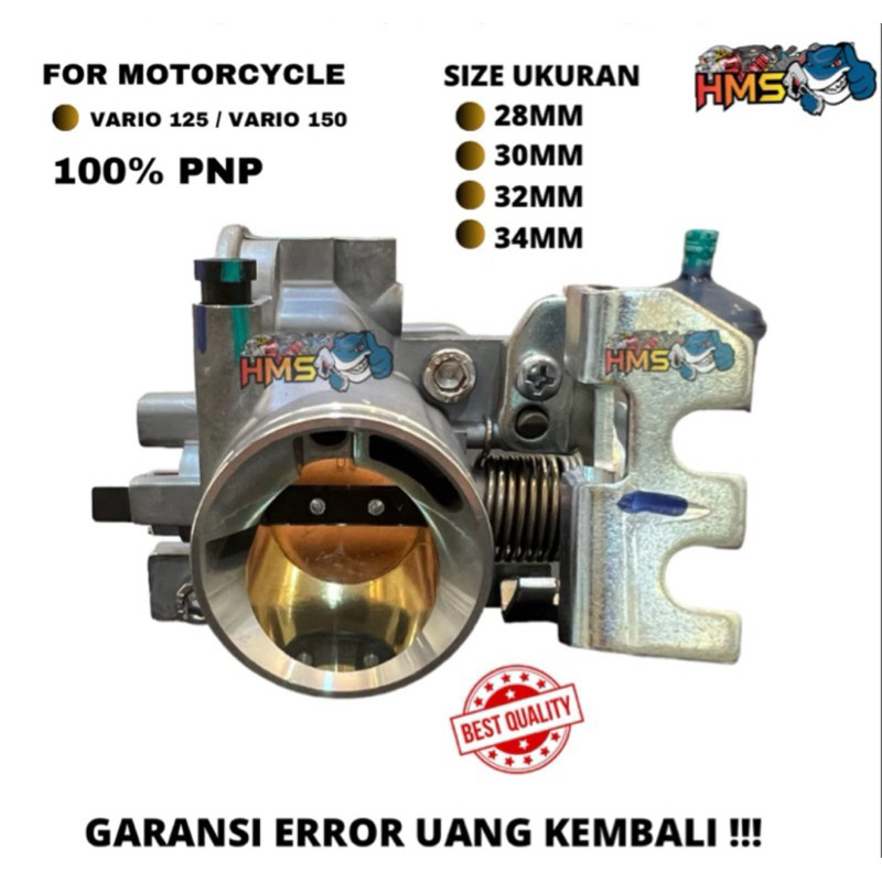 TUAS GAS THROTTLE BODY ONLY PNP VARIO 125 150 BEAT SCOOPY PCX 150 LOCAL 2018 VERZA MEGAPRO RACING UK
