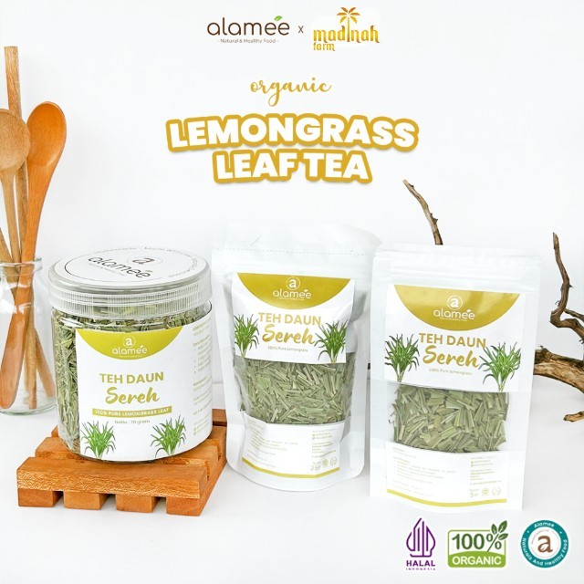 

ALAMEE Sereh Bubuk Lemongrass Powder Bumbu Dapur Organik Serai Murni Asli Tanpa Campuran madinah