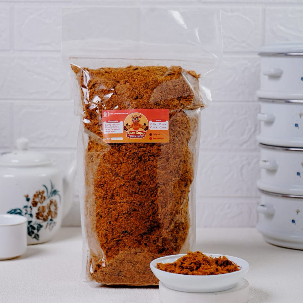 

[GRADE A 1KG] ABON SAPI ASLI JOGJA ORIGINAL & EKSTRA PEDAS ENAK MANIS GURIH