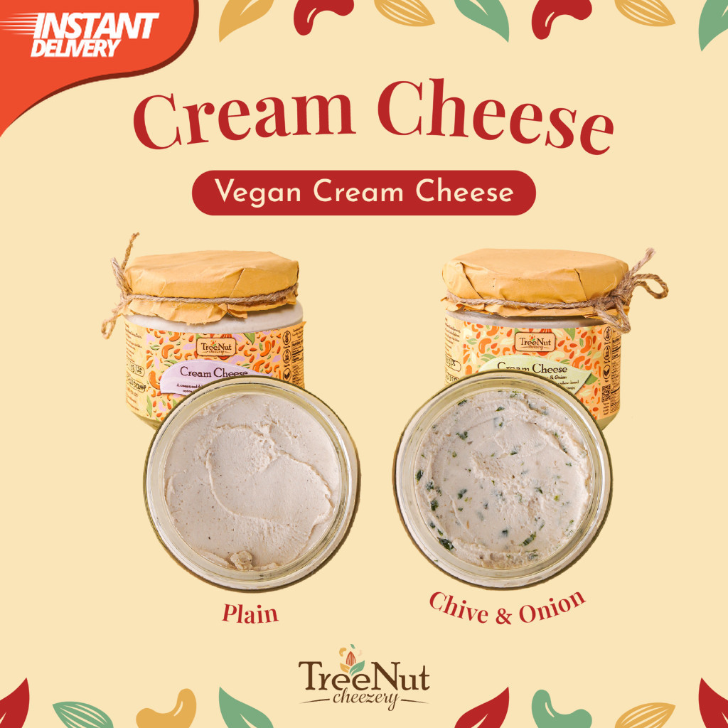 

Cream Cheese Vegan Lembut Gurih – Kirim Instan (Bali) | TreeNut Cheezey
