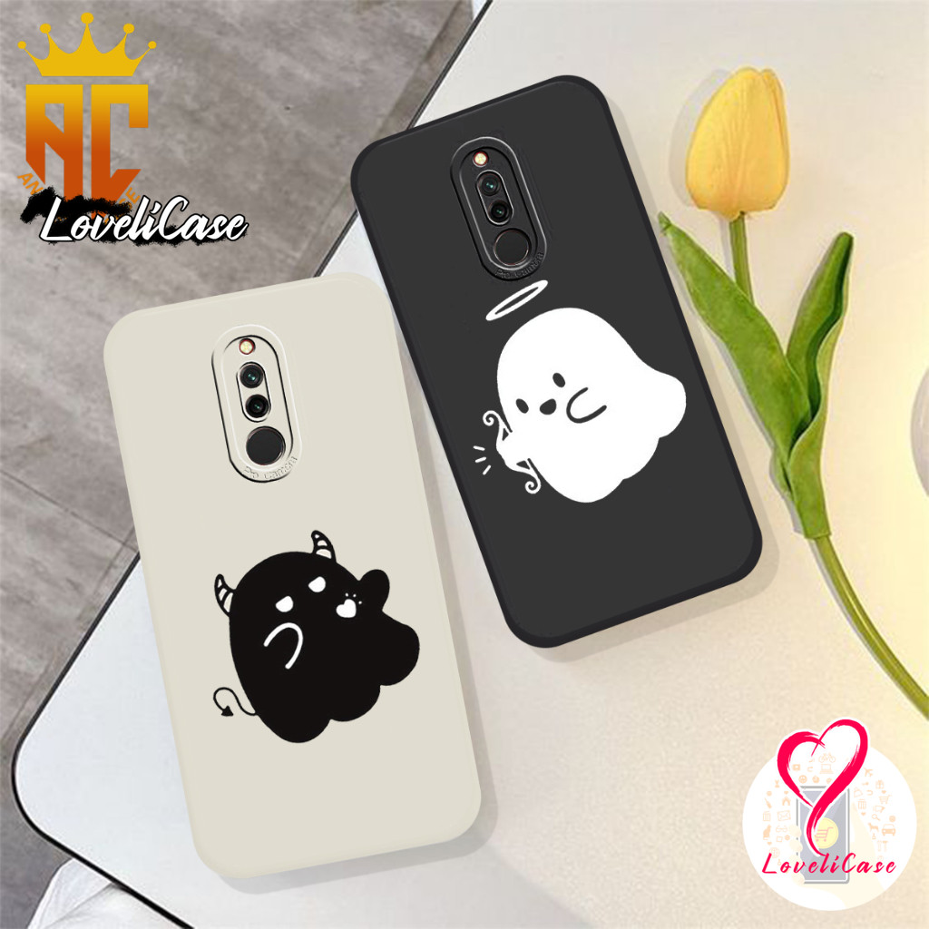 [SRD8] Softcase Silikon Prokamera Redmi 8/Redmi 8A Pro Couple Case Lucu Kekinian - Case Couple Hantu