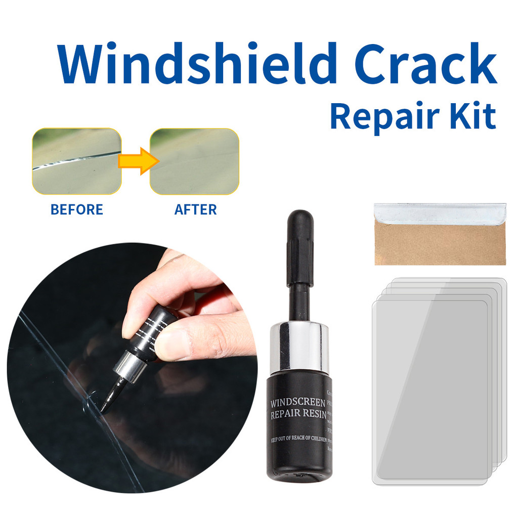 CARBOSS Lem Kaca Mobil Anti Retak Windshield Repair Kit Mobil Glass Lem Perekat Kaca Mobil