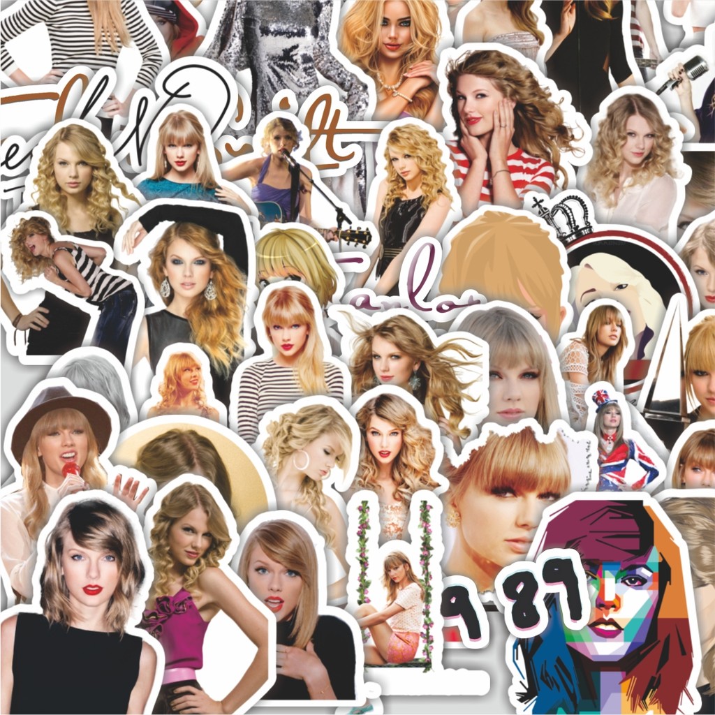 

Stiker Cutting Pack Stiker Taylor Swift Isi 100Pcs Series Aesthetic Lucu Keren Untuk Koper Bahan Vynil
