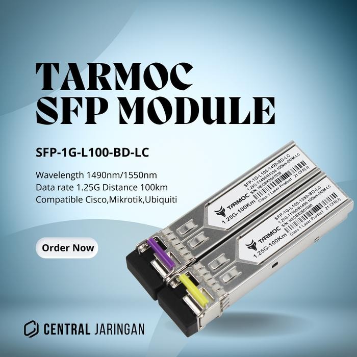 Tarmoc SFP-1G-L100-BD-LC | SFP 1G BIDI 100KM |SFP 1G 100KM Single Mode