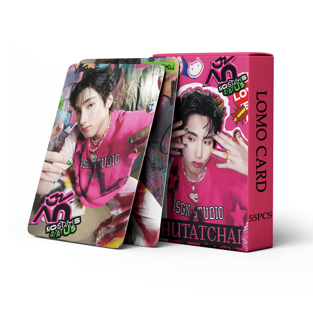 

55 pcs in stock Phutatchai Fan Collection Card BUS No-status Status Photo card postcard lomo card