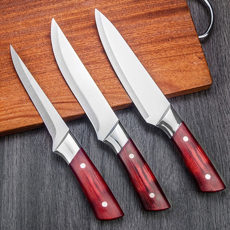 Pisau Khusus Pemotong Daging Pisau Boning Baja Tahan Karat