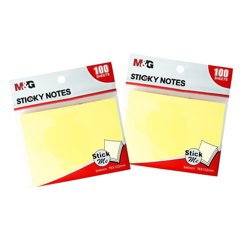 

MEMO TEMPEL Sticky Note Memo 100 Sheets Tempel Neon Colour M&G YS-141/YS-142/YS-65/YS-66