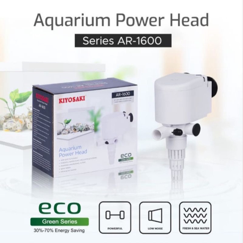 Power Head Pompa Aquarium Armada AM 1600 Kiyosaki 1600  pompa 1400L/H Aquascape hidroponik