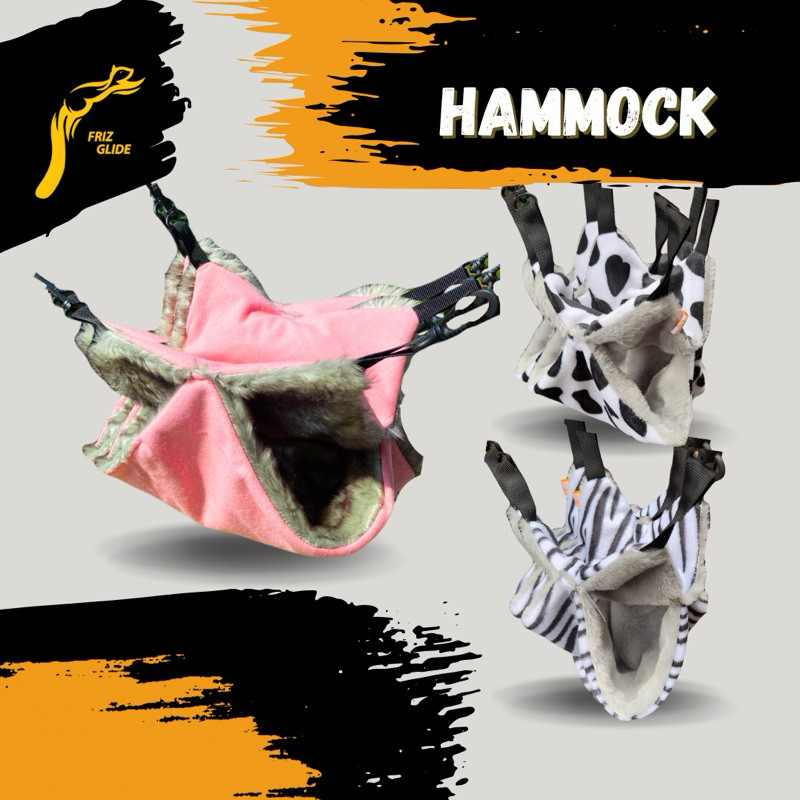 SLEEPING POUCH HAMMOCK DOBLE POUCH BULU TEBAL SUGAR GLIDER TUPAI TERBANG SUGAR GLIDER