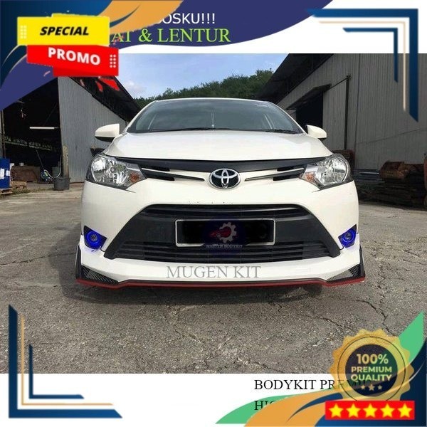 AKSESORIS BEMPER MOBIL BODYKIT TOYOTA VIOS GEN3 2013-2017 Grade A Kuat-Tebal-Lentur