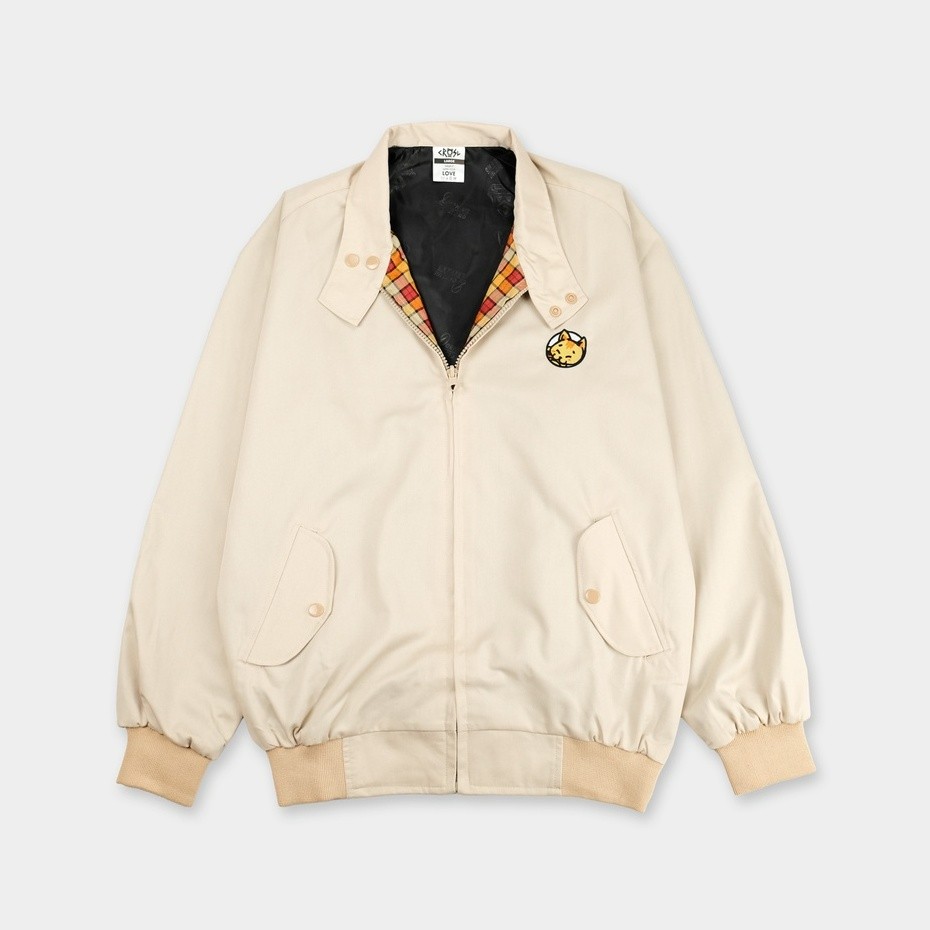 CRSL Chilo Adopter Jacket | Cream | Harrington Jacket | Jaket Casual | Jaket Motor | Jaket Vintage U