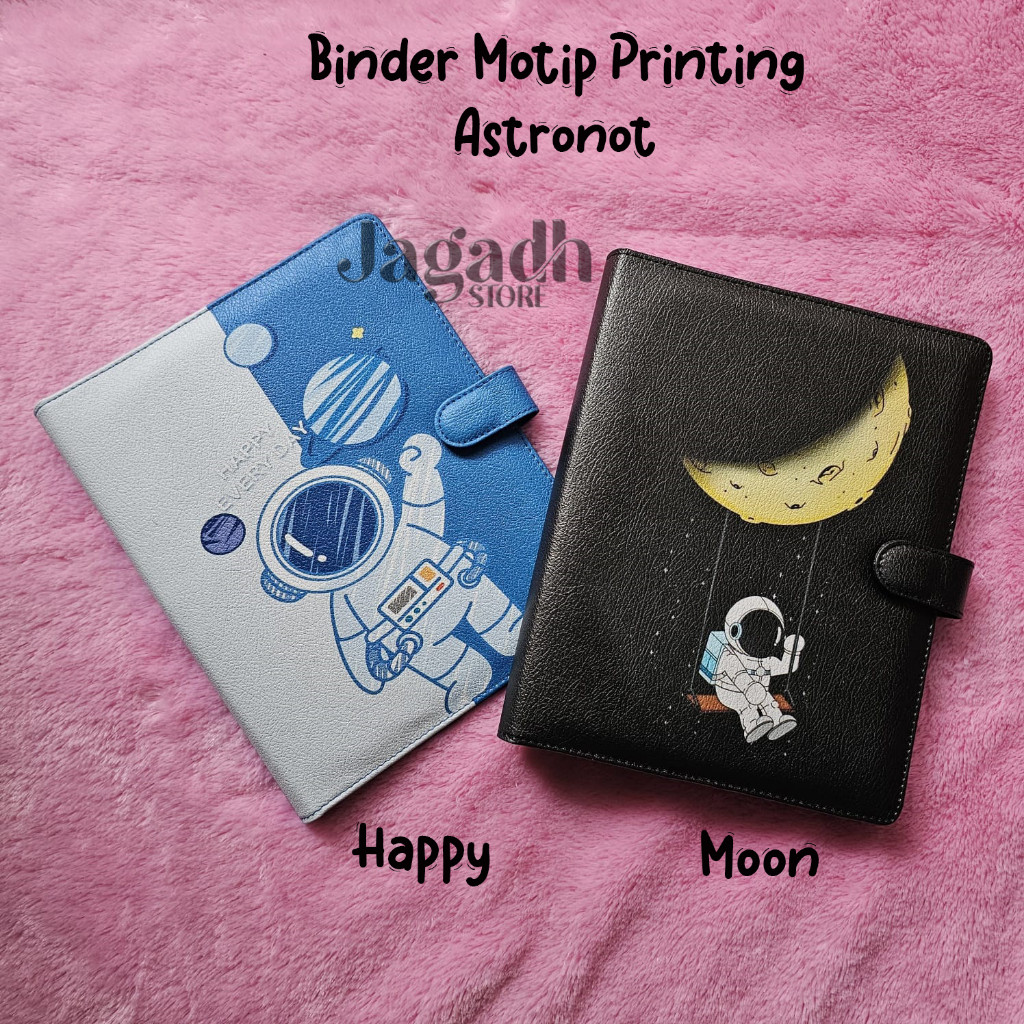 

Binder Printing Duo Astronot Ukuran A5 20ring & B5 26ring
