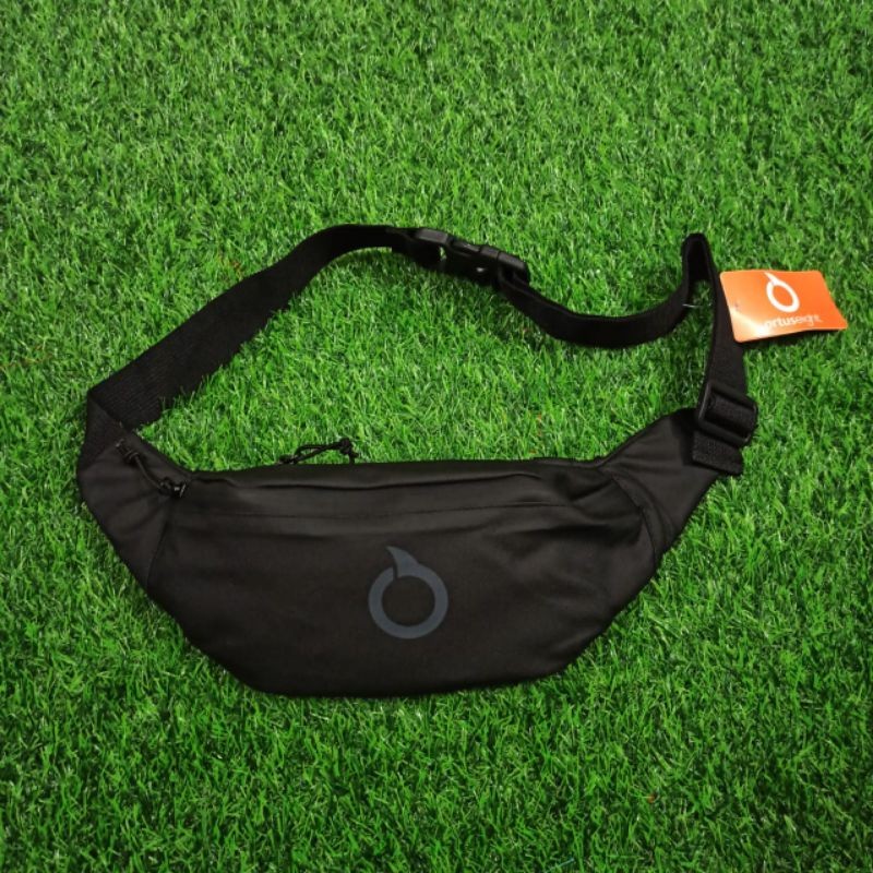 Selempang murah Pria Wanita / NEW WAIST BAG ORTUSEIGHT TAS SELEMPANG ORTUSEIGHT ATLAS BAG(BLACK GREY