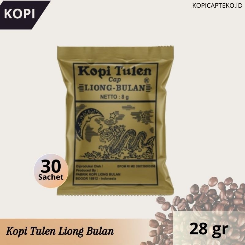 

NEW Kopi LIONG BULAN TANPA Gula Isi 8 Gram X 30 Sachet (LIONG MINI) PREMIUM