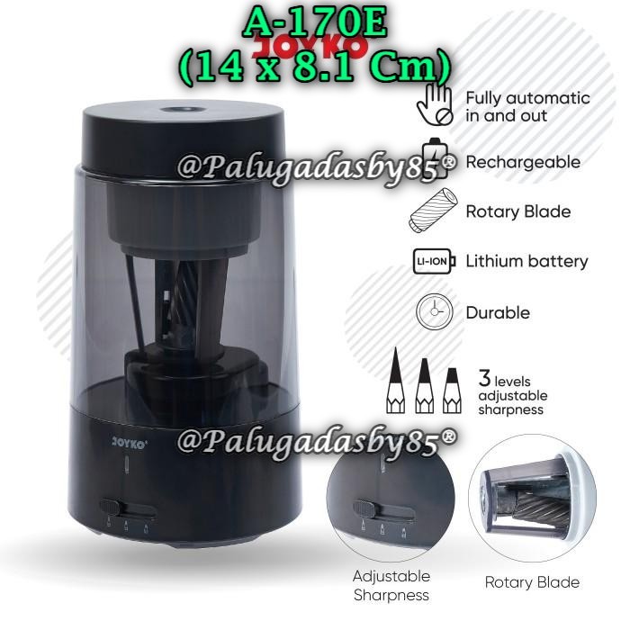 

(1 Biji) GROSIR Rautan Meja Electric JOYKO A-170E / Sharpener Serutan Elektrik Joyko A-170E (1 Biji)
