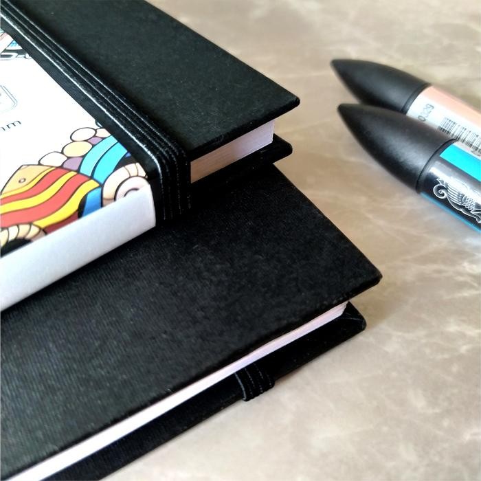 

TERLARIS! Potentate Marker Paper Sketchbook Hard Cover Buku Sketsa - 14 x 21 cm