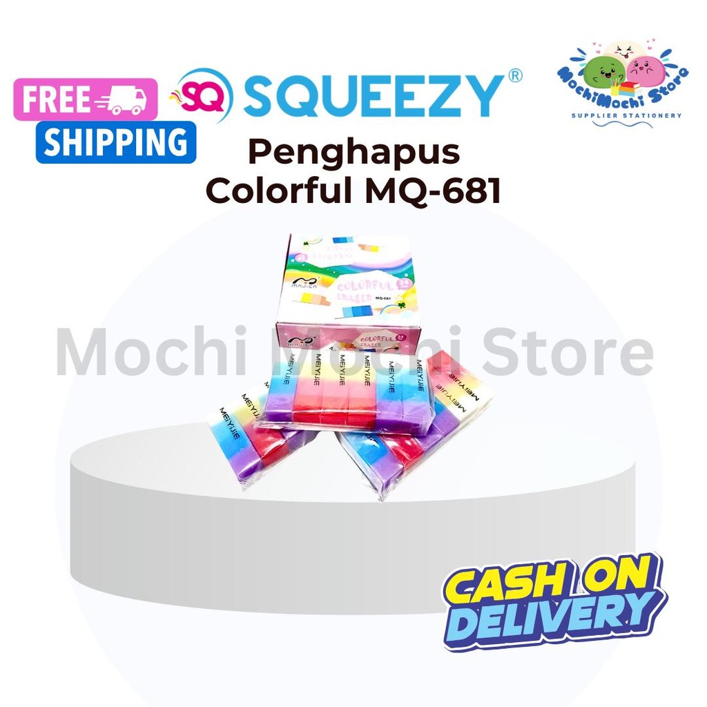

Penghapus Colorful MQ-681 | Penghapus Besar | Big Eraser | Penghapus Warna-Warni | Penghapus MQ-681