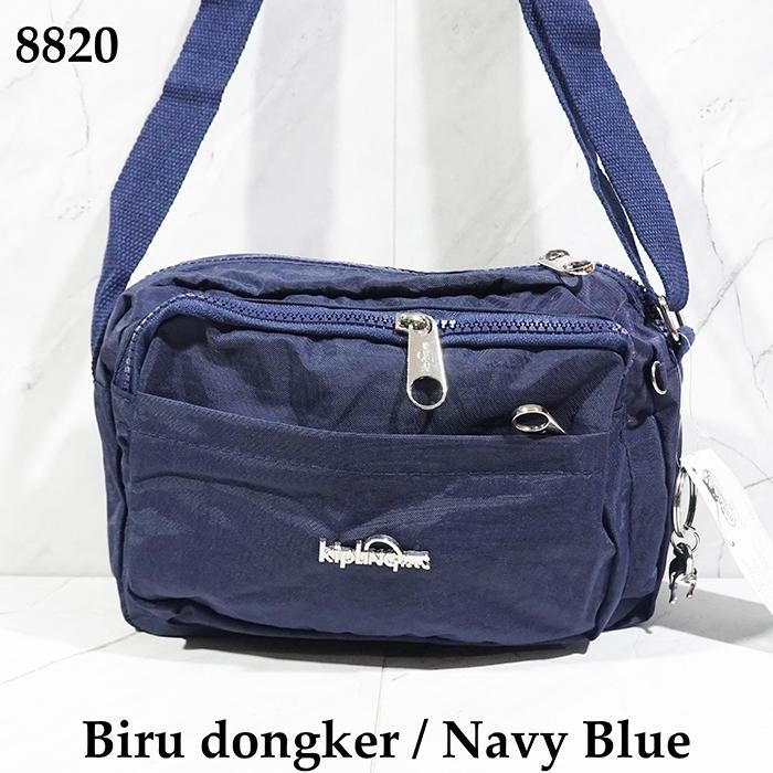 SALE Tas selempang kipling import premium byk model dan warna - Biru, 8802