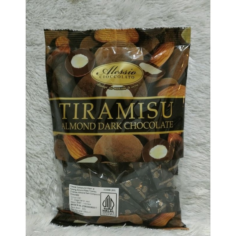 

Alessio Tiramisu Almond Chocolate/Coklat Kacang Almond Rasa Tiramisu 200 Gr