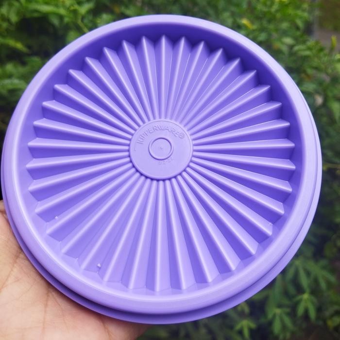 seal tupperware seal deco canister - ungu uk 13cm