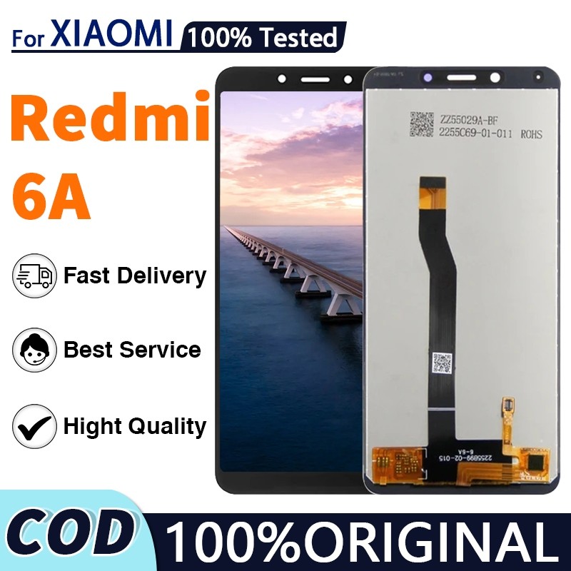LCD  XIAOMI  REDMI 6A FULLSET TOUCHSCREEN /HD ORI ORIGINAL 100% FULL SET